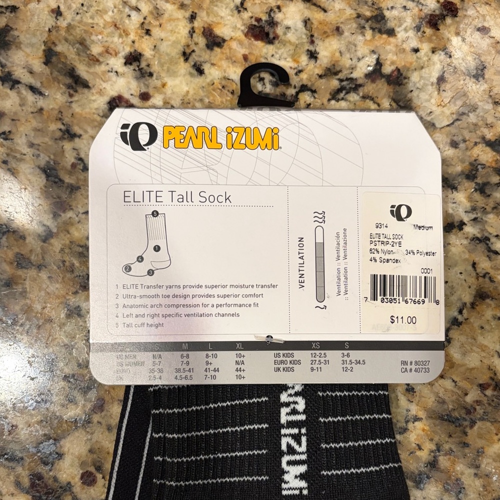 Pearl Izumi cycling socks - Picture 3 of 3